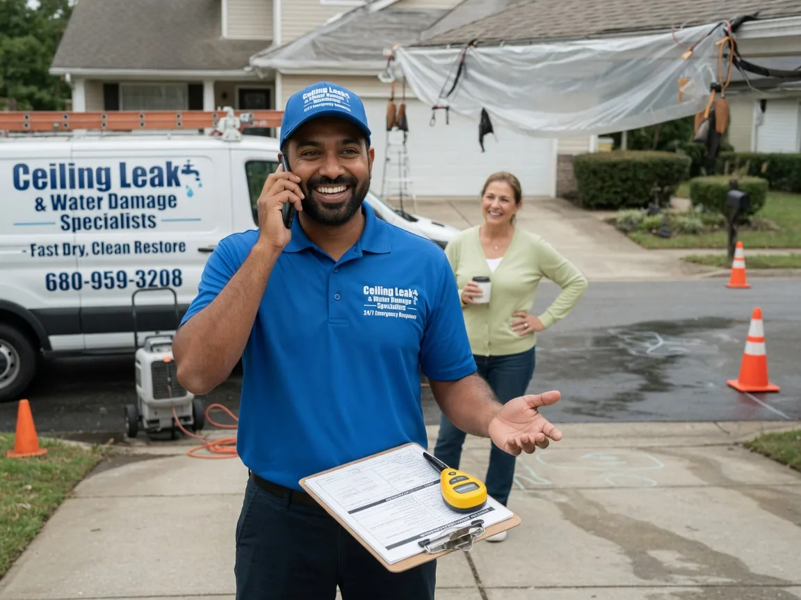 Ceiling Leak Cleanup Cottonwood Falls, KS FAQs